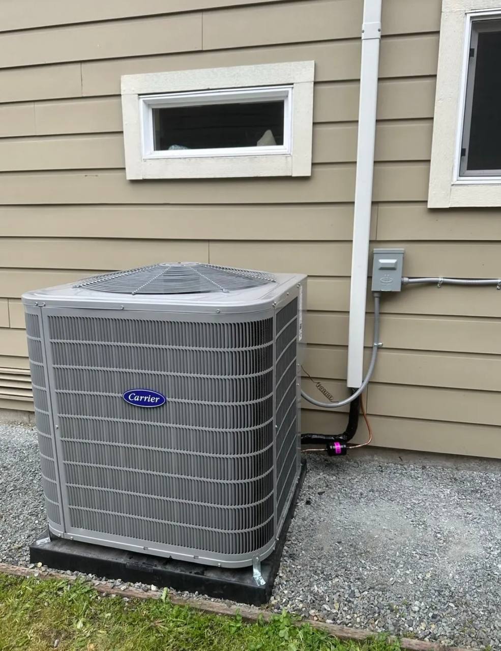 air conditioner installed